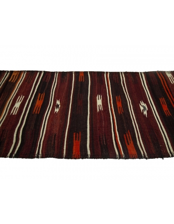 Vintage Decorative Kilim Runner - 2`11" x 13`1"