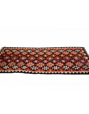 Decorative Vintage Kilim Runner Rug - 3`1" x 9`0"