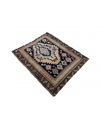 Antique Decorative Caucasian Rug - 3`10" x 4`6"