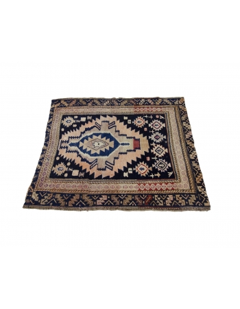 Antique Decorative Caucasian Rug - 3`10" x 4`6"