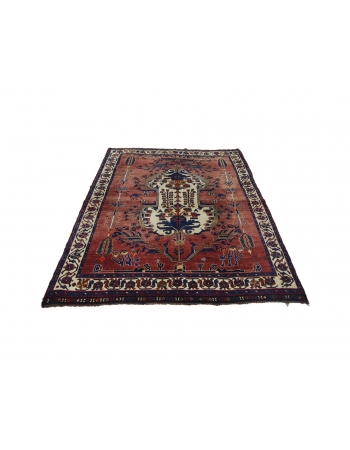 Antique Decorative Wool Rug - 5`1" x 6`3"