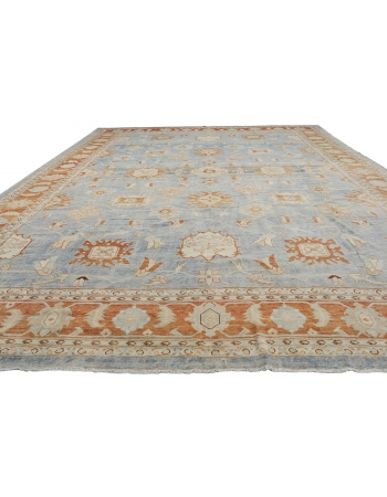 Oversized Vintage Washed Out Mahal Rug - 15`9" x 20`4"