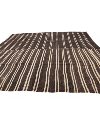 Oversized Vintage Striped Kilim Rug - 11`10" x 14`4"