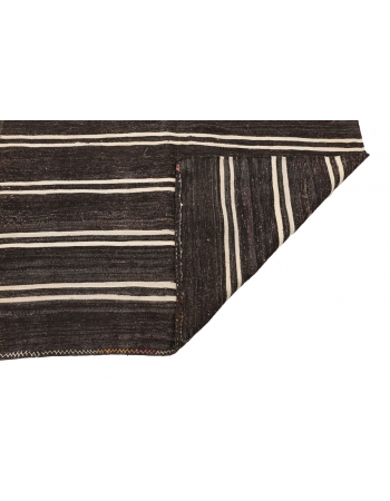 Oversized Vintage Striped Kilim Rug - 11`10" x 14`4"