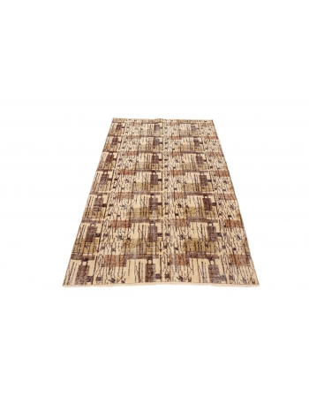 Vintage Art Deco Turkish Rug - 4`0