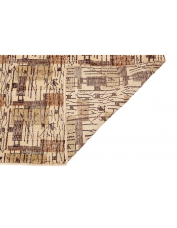 Vintage Art Deco Turkish Rug - 4`0