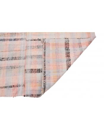Vintage Striped Turkish Rag Rug - 6`10" x 9`3"
