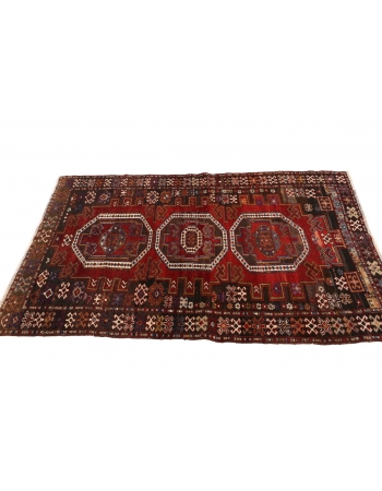 Decorative Vintage Caucasian Rug - 3`7" x 6`7"