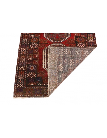 Decorative Vintage Caucasian Rug - 3`7" x 6`7"