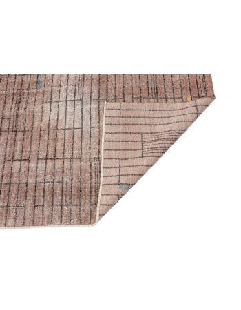Vintage Turkish Art Deco Rug - 6`11