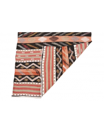 Vintage Decorative Turkish Kilim Runner - 3`5" x 12`0"