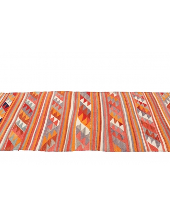 Vintage Decorative Unique Kilim Runner - 3`1" x 9`4"