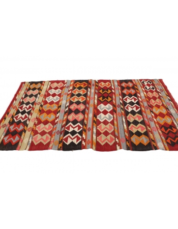 Vintage Turkish Decorative Kilim Rug - 4`1" x 8`0"