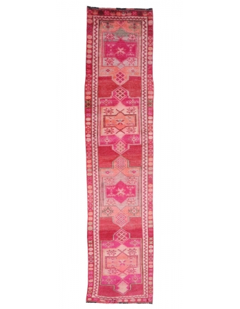 Vintage Decorative Herki Runner  - 2`7" x 12`11"