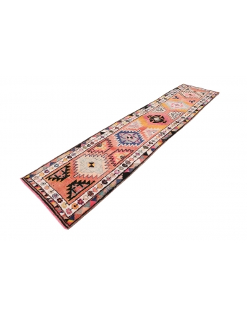 Decorative Vintage Runner Rug - 2`11" x 13`0"