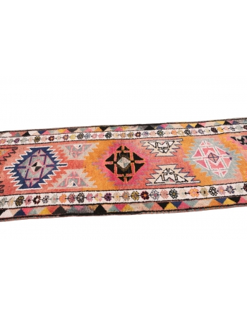 Decorative Vintage Runner Rug - 2`11" x 13`0"