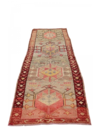 Decorative Vintage Runner  - 2`10" x 9`9"