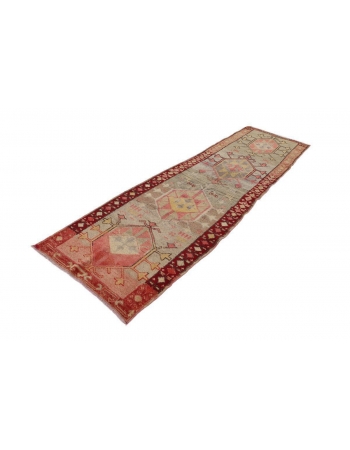 Decorative Vintage Runner  - 2`10" x 9`9"