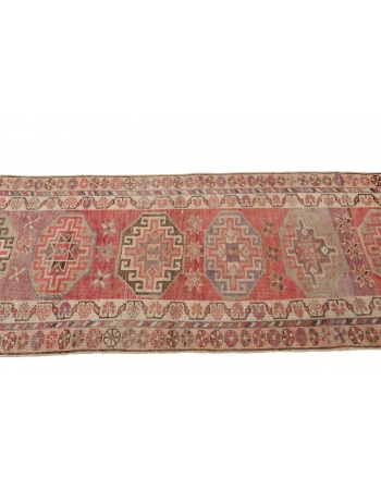 Vintage Decorative Herki Runner  - 2`9" x 12`4"