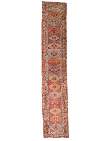 Unique Vintage Decorative Herki Runner - 2`8" x 14`0"