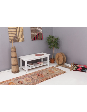 Unique Vintage Decorative Herki Runner - 2`8