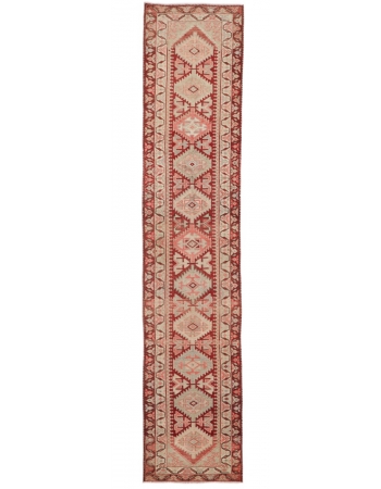 Decorative Vintage Herki Runner Rug - 2`10" x 13`8"