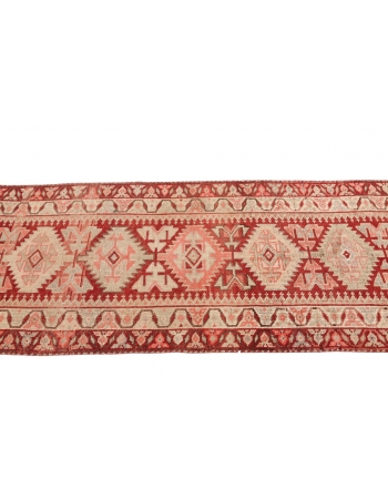 Decorative Vintage Herki Runner Rug - 2`10" x 13`8"