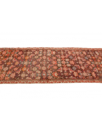 Antique Decorative Malayer Runner - 3`0" x 12`2"