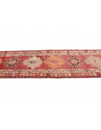 Vintage Decorative Runner Rug - 2`7" x 12`7"