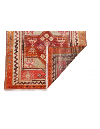 Decorative Vintage Herki Runner - 2`11" x 11`2"