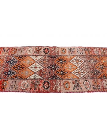 Decorative Vintage Herki Runner - 2`9" x 12`10"