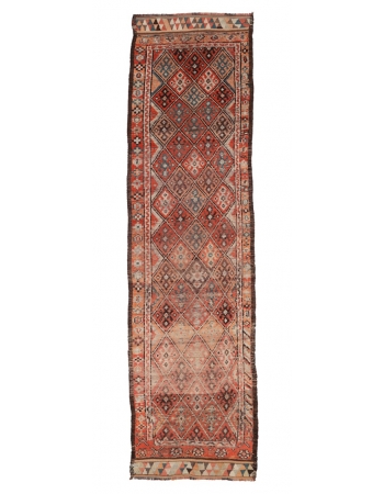 Vintage Decorative Herki Runner - 3`0" x 12`6"