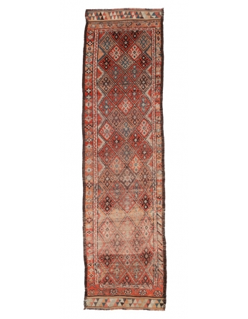 Vintage Decorative Herki Runner - 3`0" x 12`6"