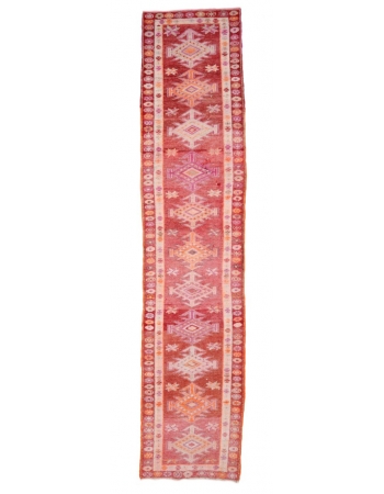 Decorative Vintage Herki Runner - 2`11" x 12`9"