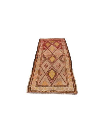 Decorative Vintage Herki Rug - 3`2" x 6`8"