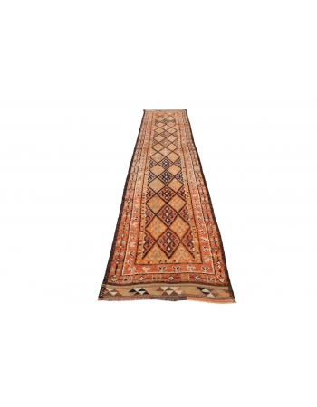 Vintage Decorative Herki Runner - 2`11" x 13`4"