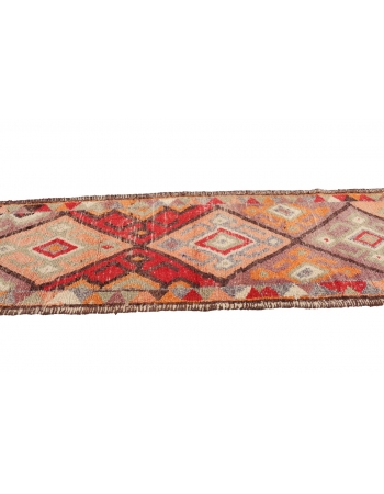 Unique Vintage Decorative Runner - 2`10" x 10`9"