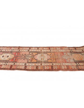 Vintage Faded Decorative Runner - 2`10" x 13`1"