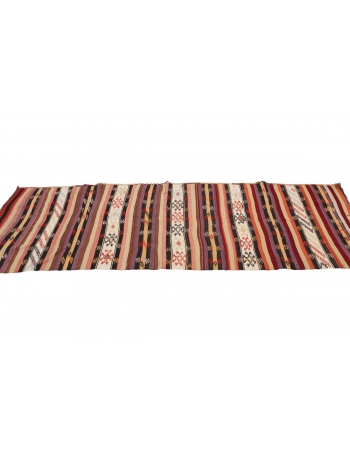 Vintage Striped Kilim Runner - 3`0" x 9`6"