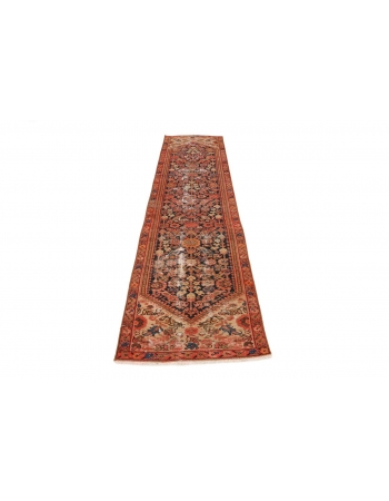 Distressed Antique Malayer Runner - 2`5" x 8`11"