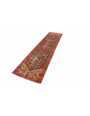 Distressed Antique Malayer Runner - 2`5" x 8`11"