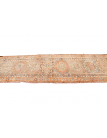 Faded Vintage Runner Rug - 2`11" x 11`4"