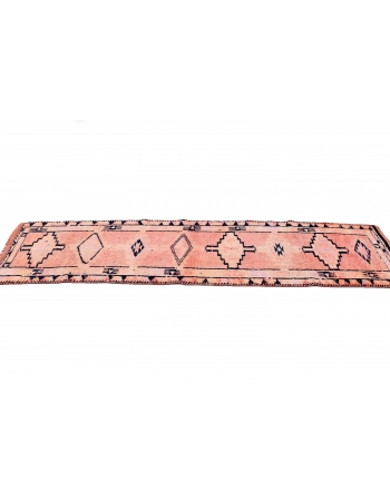 Vintage Washed Out Runner Rug - 2`8" x 9`3"