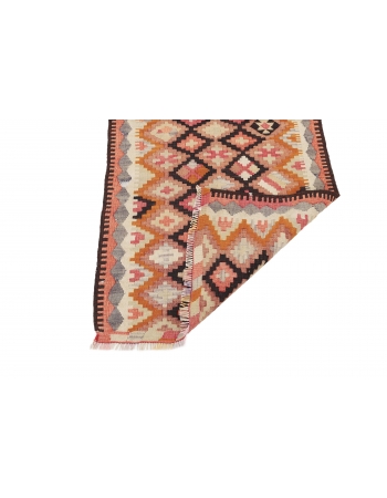 Vintage Decorative Kilim Runner - 2`7" x 12`1"