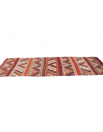 Decorative Vintage Kilim Runner - 3`1" x 10`9"