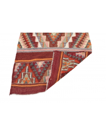 Decorative Vintage Kilim Runner - 3`1" x 10`9"