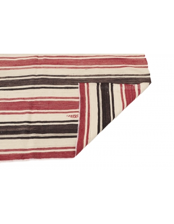 Striped Vintage Kilim Rug - 6`1" x 11`6"