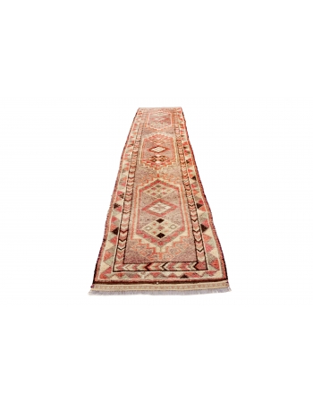 Faded Vintage Runner Rug - 2`10" x 13`3"