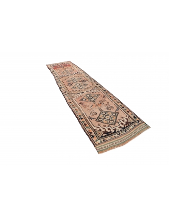 Faded Vintage Decorative Runner - 3`1" x 12`6"