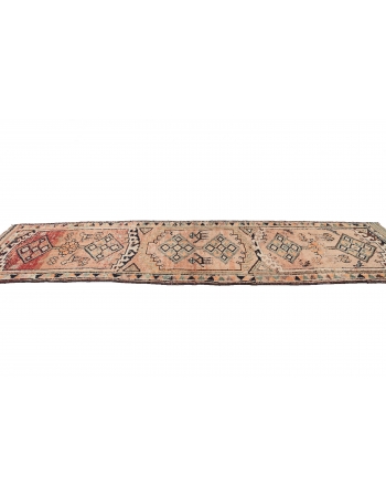 Faded Vintage Decorative Runner - 3`1" x 12`6"